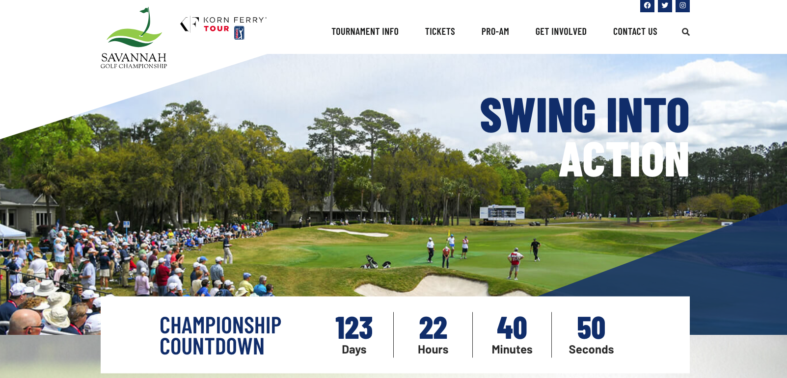 Savannah Golf Championship Website Now Live RobMark
